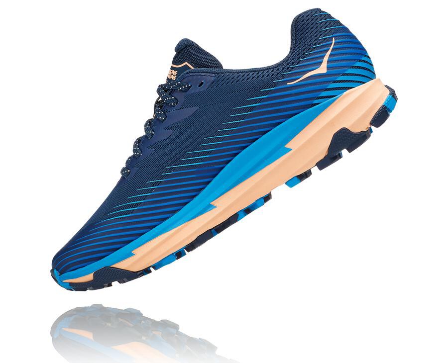 Tenis Hoka One One Trail Mujer Azules - Torrent 2 - YDOU26395